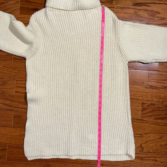Free People Eleven Turtleneck Cream Sweater Size XS - Picture 11 of 12
